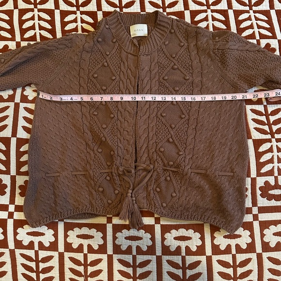 Doen Cornflower Cardigan Sweater in Macaroon - Picture 15 of 16